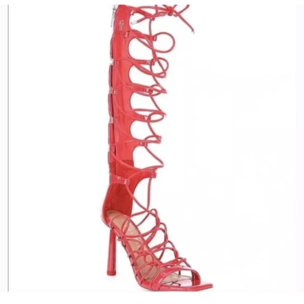 ISO Gianni Bini Rydelle Red Gladiator Heels size 11 or 10